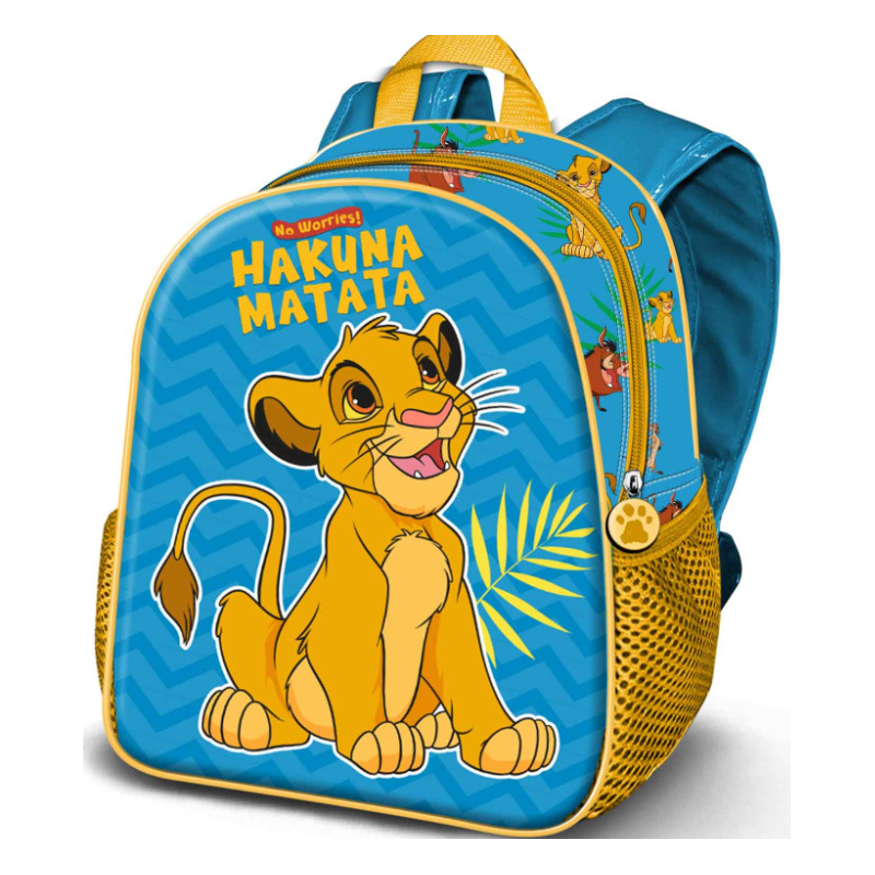 DISNEY - Le Roi Lion - Sac à dos bleu   31 x 26 x 11cm