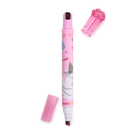 Blind Box Stylo-tampon surligneur et roue - Beans & Co Chats