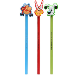 Blind Box Crayon à Papier Astérix, Obélix et Idéfix avec Embout decoratif