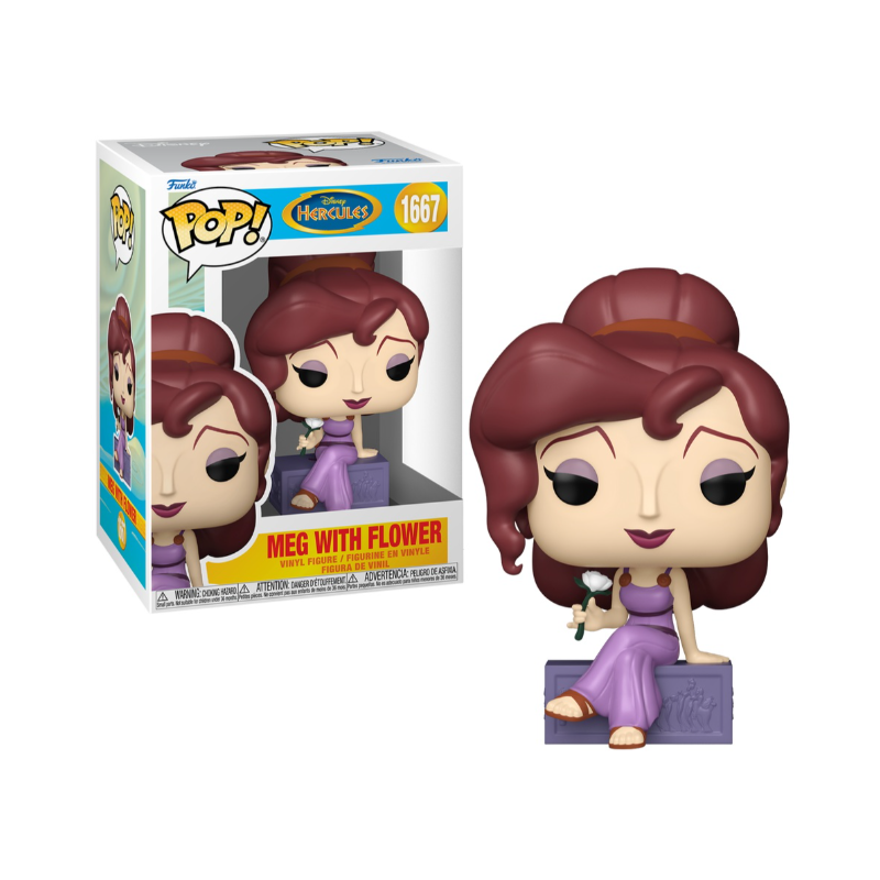 FIGURINE POP MEG avec Fleur - HERCULES - N°1667 DISNEY