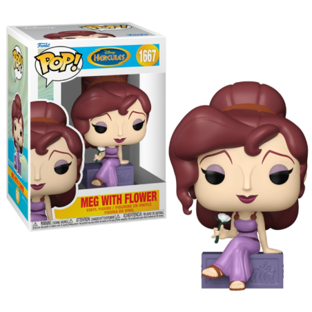 FIGURINE POP MEG avec Fleur - HERCULES - N°1667 DISNEY