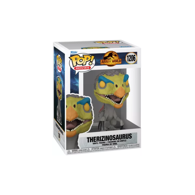 Jurassic World 3 - Figurine FUNKO POP n°1206 - Therizinosaurus - 9 cm
