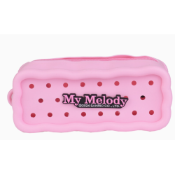TROUSSE EN SILICONE + CHARMS MY MELODY - HELLO KITTY