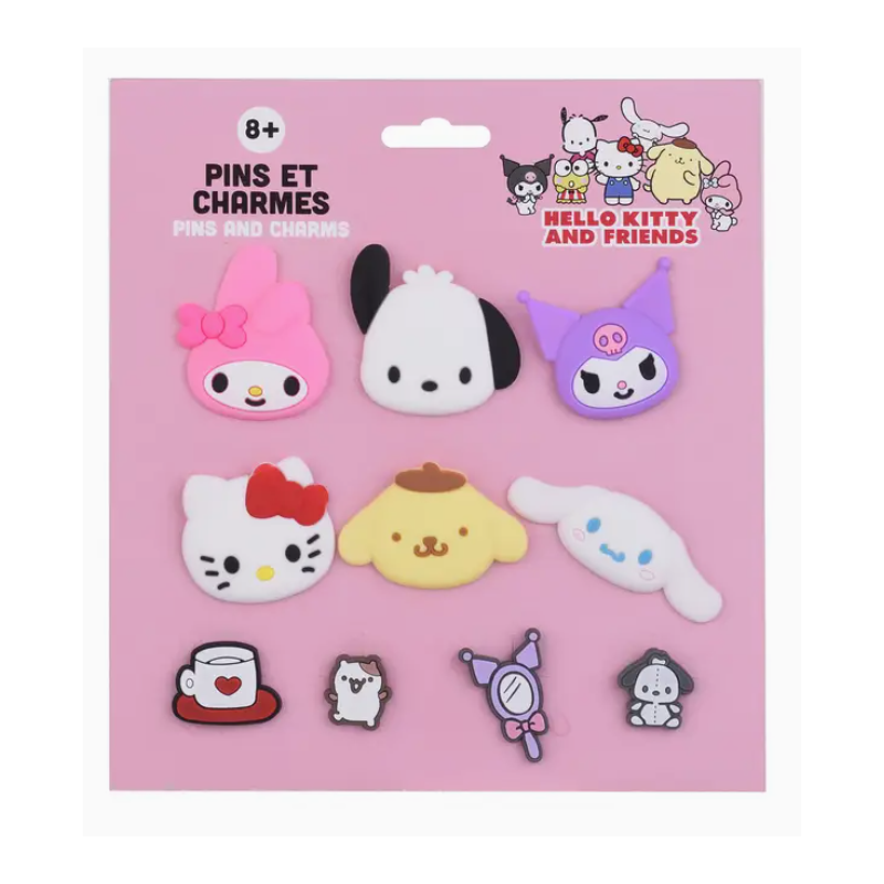 PACK DE 10 CHARMS - HELLO KITTY