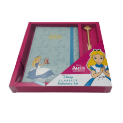 Pack Premium Notebook + Stylo-Bille Alice aux Pays des Merveilles