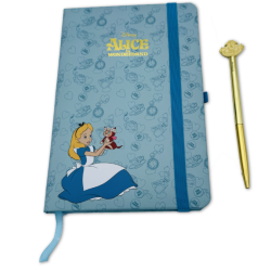 Pack Premium Notebook + Stylo-Bille Alice aux Pays des Merveilles