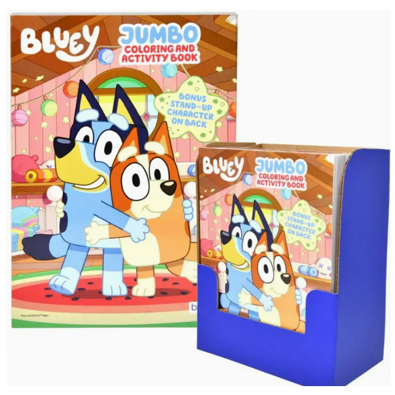 LIVRE DE COLORIAGE + ACTIVITES BLUEY