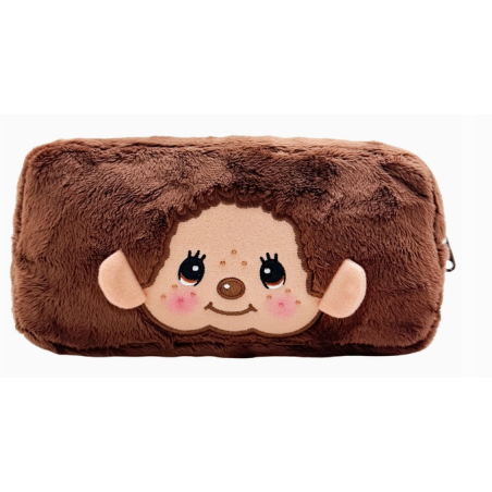 Trousse douce marron Moncchichi