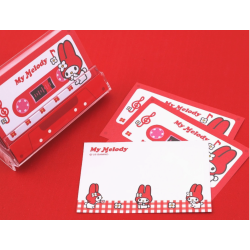 Bloc-notes en forme de cassette My Melody - Hello Kitty
