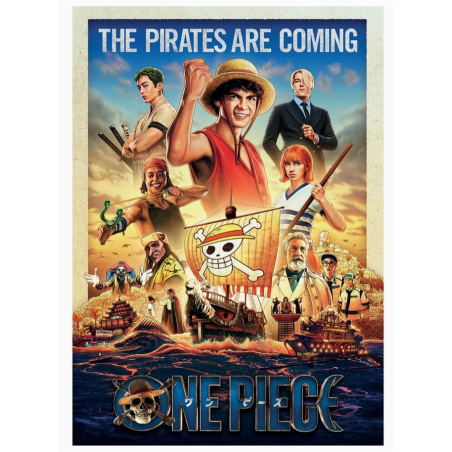 Carte postale " The pirates are coming" - One Piece