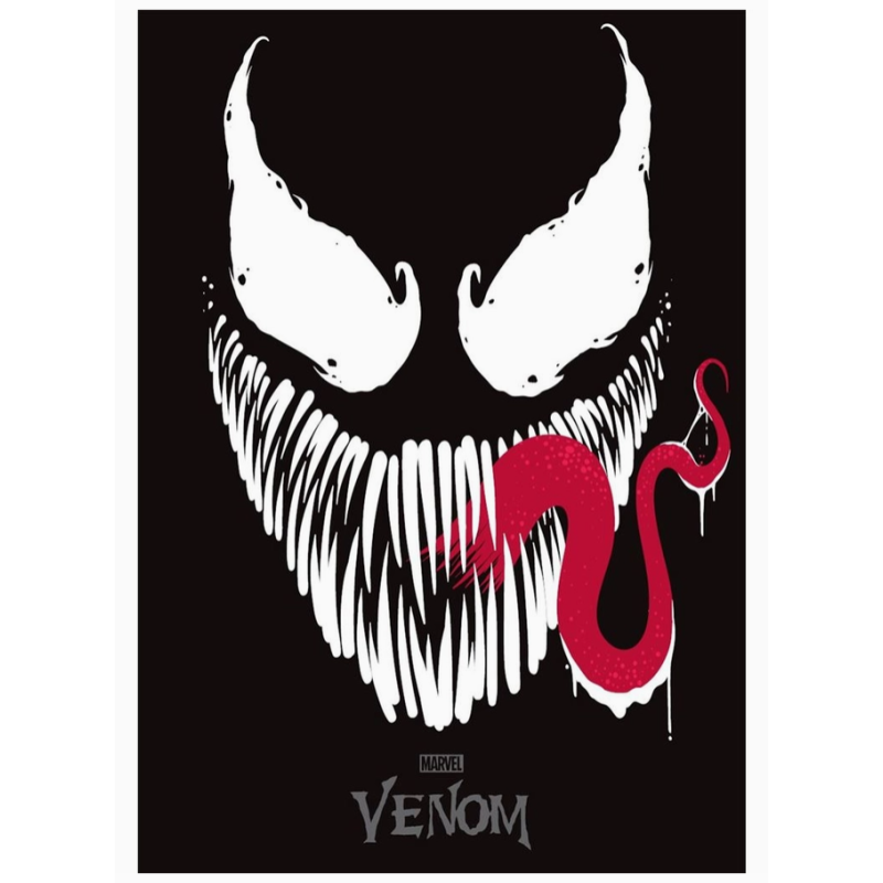 Carte postal tête de Venom - Marvel