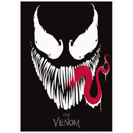 Carte postal tête de Venom - Marvel