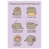 Carte postale " 6 reasons you shoul consider being a cat" - Pusheen