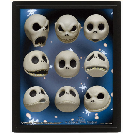 Cadre lenticulaire jack - Etrange Noel de Mr Jack - Disney