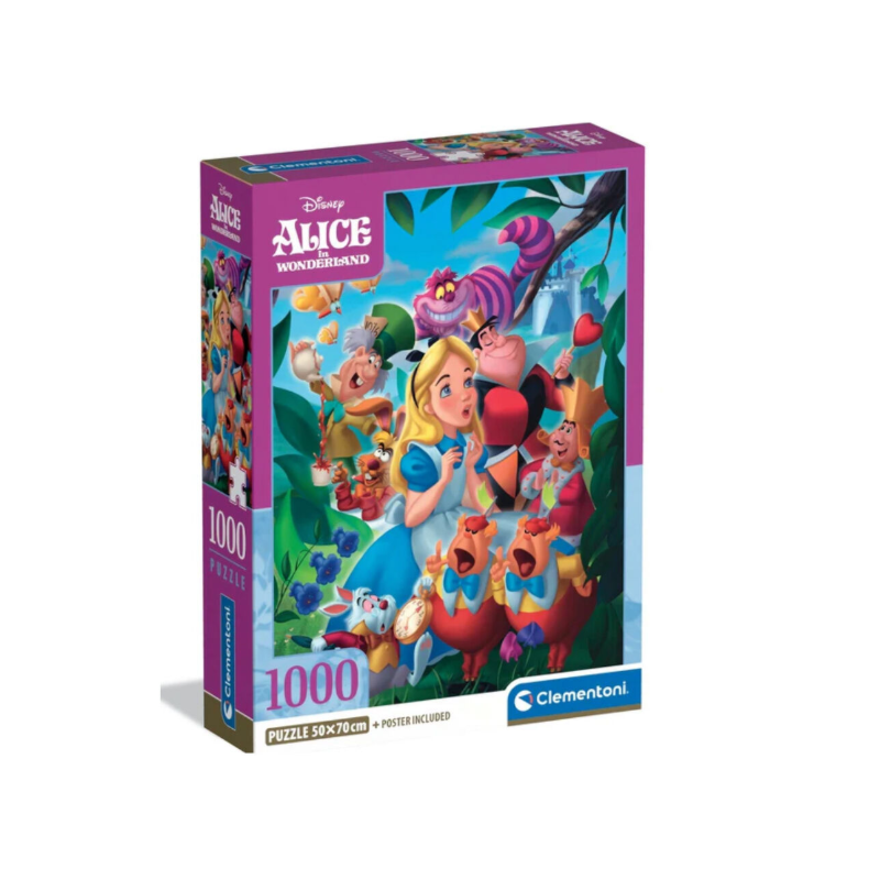 Puzzle Alice au Pays des Merveilles - Disney 1000 pièces