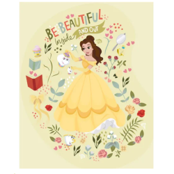 TOILE IMPRIMÉE BELLE DISNEY...