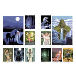 Coloriages mystères Fantasy