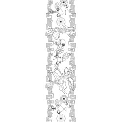 Coloriage Marque-pages Disney - Frises