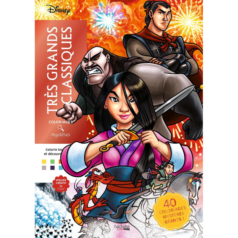 Coloriages mystères Disney - Très grands classiques