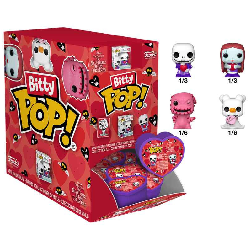 Blind Box Bitty Pop Etrange Noël de Mr Jack Disney - St Valentin