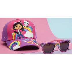 Gabby Chat - Ensemble lunettes de soleil et casquette - 53 cm