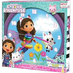 Horloge murale Gabby Chat - 25cm de diamètre