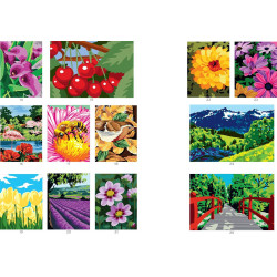 Coloriages mystères - Jardins extraordinaires