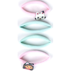 GABBY CHAT - Lot de 4 élastiques à cheveux