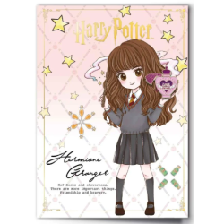 HARRY POTTER - Hermione - Carte de Voeux avec Pin's