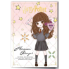 HARRY POTTER - Hermione - Carte de Voeux avec Pin's