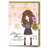HARRY POTTER - Hermione - Carte de Voeux avec Pin's