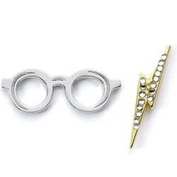 HARRY POTTER - Harry - Carte de Voeux avec Pin's