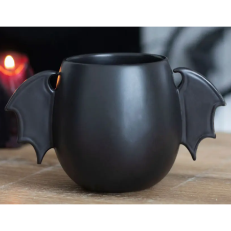 Tasse ronde gothique avec ailes de chauve-souris - 300 ml
