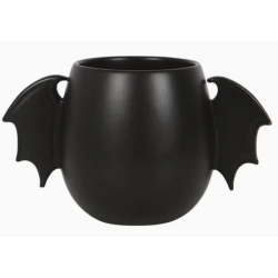 Tasse ronde gothique avec ailes de chauve-souris - 300 ml