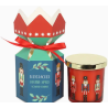 Bougie Crackers de Noël Épices Festives Casse-Noisette