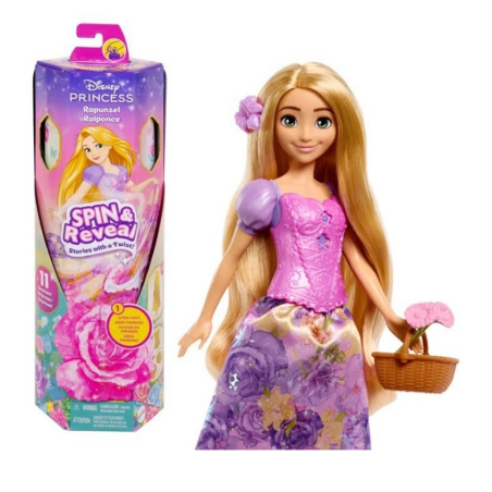 Poupee Spin And Reveal Royal Raiponce - Disney