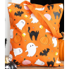 Tot bag à imprimé fantôme doux et effrayant 70 cm x 34 cm