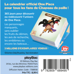 Mini calendrier 365 jours avec One Piece