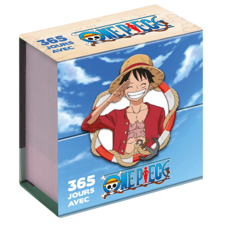 Mini calendrier 365 jours avec One Piece