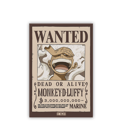 Aimant Wanted Luffy - One Piece