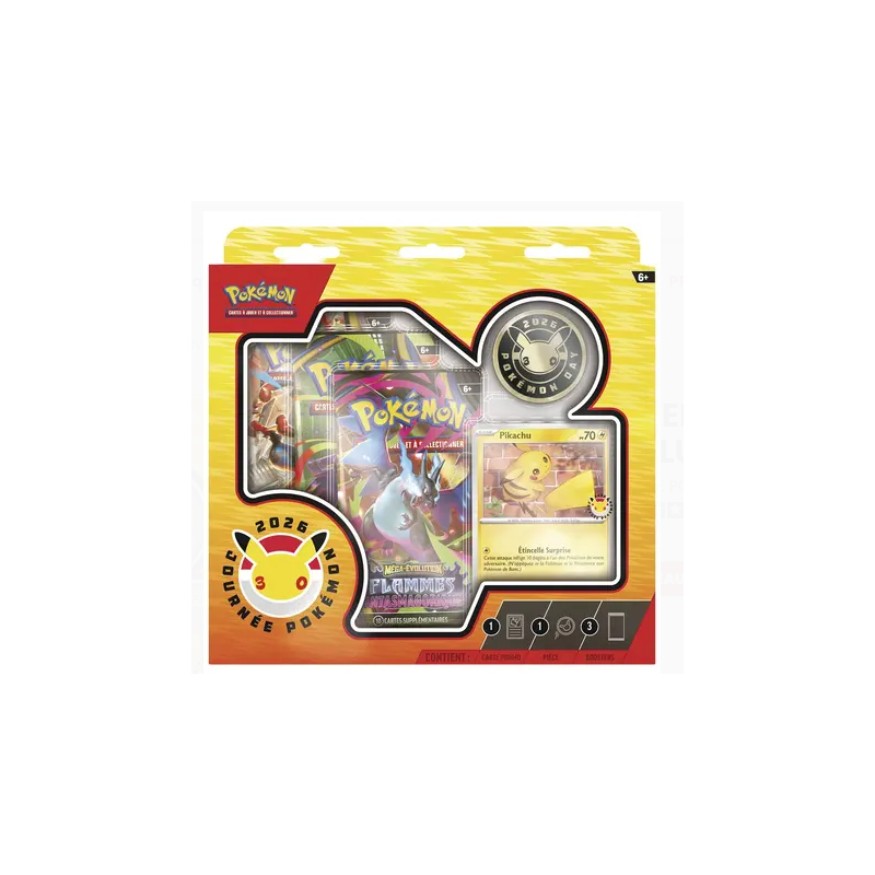 COFFRET 3BOOSTERS+CARTE EXCLUSIVE - POKEMON