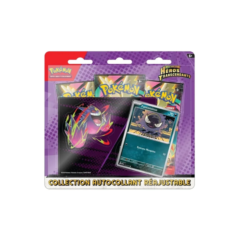 TECH STICKER 3-PACK 3 BOOSTERS 1 CARTE PROMO1 STICKER1 CARTE A CODE POKEMON
