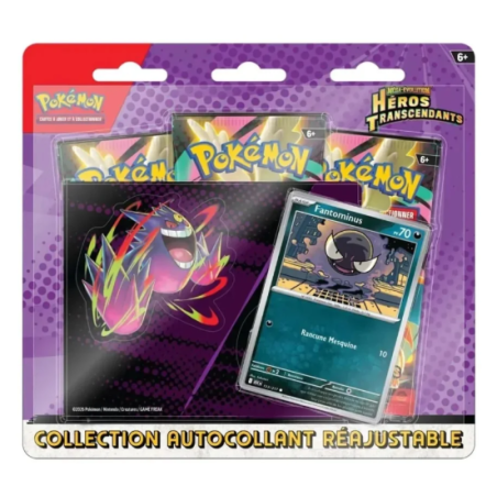 TECH STICKER 3-PACK 3 BOOSTERS 1 CARTE PROMO1 STICKER1 CARTE A CODE POKEMON