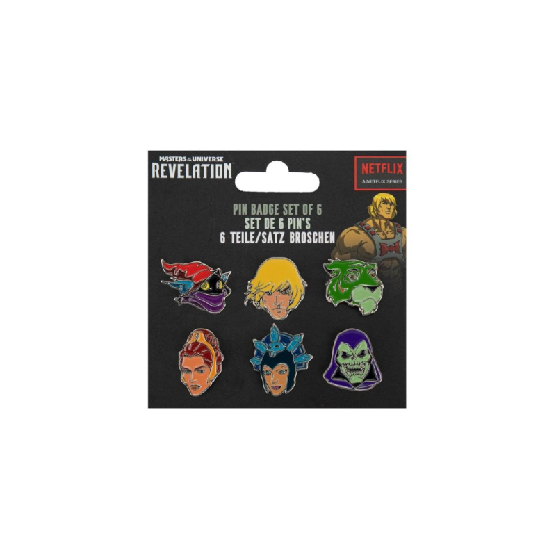 Les Maîtres de l'Univers pack 6 Pin's