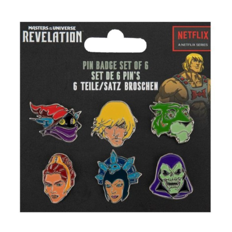 Les Maîtres de l'Univers pack 6 Pin's