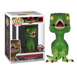 Jurassic Park - Coffret figurine POP & T-shirt Velociraptor Exclusive Taille : XL