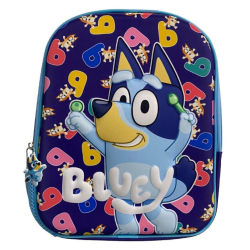 Bluey - Sac à dos enfant Miniplay 3D - Taille: 29 x 24 x 8cm