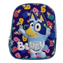 Bluey - Sac à dos enfant Miniplay 3D - Taille: 29 x 24 x 8cm