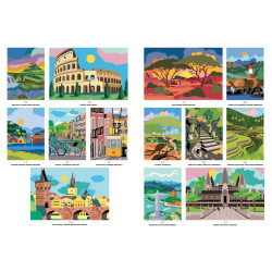 Coloriages mystères - Le Routard - Voyages autour du monde