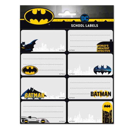 Feuille d'autocollants Batman - DC Comics